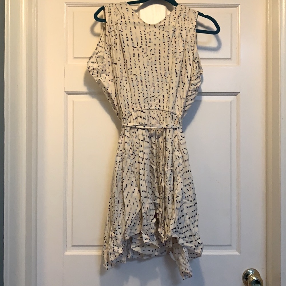 Abstract Polka Dot BCBG Sundress with Pockets
